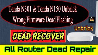 Tenda N301 amp N150 wrong firmware Dead flashing unbrick  with ch341a Programmer  Awan Wifi Network [upl. by Abdulla]