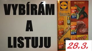 ASMR CZ  LIDL Leták od 2832024  Vybírám si  Listuju  Šeptání [upl. by Kliman]