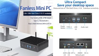 12th Gen Mini PC Powerful Performance UltraClear Graphics amp Seamless Connectivity [upl. by Htilil]