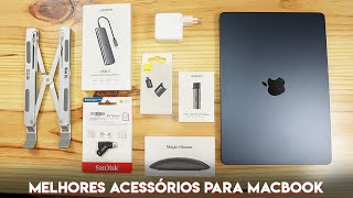 MELHORES ACESSÃ“RIOS PARA MACBOOK TUDO QUE VOCÃŠ PRECISA PARA MELHORAR SUA PRODUTIVIDADE NO MACBOOK [upl. by Heisser294]