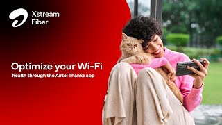 Optimize your wifi health through the airtelthanksapp [upl. by Elleynad]