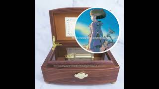 Wooden 30Note Studio Ghibli Nausicaa of the Valley of the Wind Legend of the Wind Music Box [upl. by Florri180]