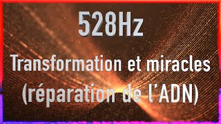 fréquence de guérison 528hz La Fréquence de lamour et des miracles  ondes thêta 4hz [upl. by Dibri]