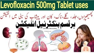 Levoflox 500 mg tablet uses  Levofloxacin 500 mg  bacterial infection treatment antibiotic tablet [upl. by Eceined]