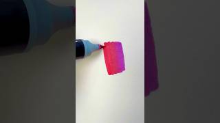 DIY color changing marker tutorial markers gradient arthacks arttutorials artvideos [upl. by Yadseut366]