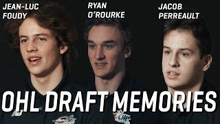 2020 NHL Draft Prospects Reflect on 2018 OHLDraft Experiences [upl. by Rehc521]