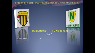 Frauen Meisterschat 2liga SC Blustavia  FC Niederlenz [upl. by Loren312]