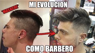 LE CORTE EL PELO A MI AMIGO SIN TENER NI IDEA  MI EVOLUCIÓN COMO BARBERO [upl. by Weihs84]