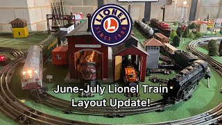 Postwar Lionel Train Layout Update June and July 2023 [upl. by Melody232]