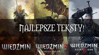 😄 ⚔ 😄 Wiedźmin 1  2  3  Najlepsze i najśmieszniejsze dialogi 😄 ⚔ 😄 [upl. by Nyloj]