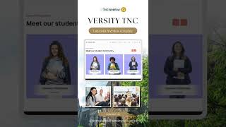 Versity TNC  University Webflow Template [upl. by Anaitat526]