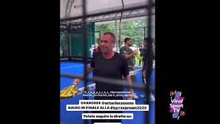 CASSANO DISTRUGGE TUTTI A PADEL [upl. by Nohsal]