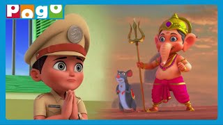 Little Singham Aur Ganesh Ji Ke Adventures 🐘  Happy Ganesh Chaturthi 🙏 Festival  PogoChannel [upl. by Rao473]