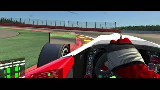 Spa Sprint Race  Assetto Corsa  Last Few Laps Tatuus FA01 VR [upl. by Ahsuat]