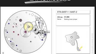 ETA 64971 64972 Assembling [upl. by Crain361]