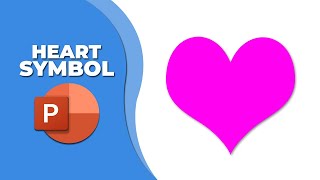 How to add heart symbol in PowerPoint [upl. by Nollahp]