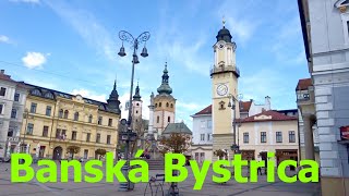 Banská Bystrica THE MOST BEAUTIFUL CITY IN SLOVAKIA PLACES TO SEE SLOVAKIA BANSKA BYSTRICA [upl. by Akit]