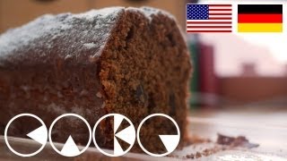 ROTWEINKUCHEN Rezept  RED WINE CAKE recipe [upl. by Gautea]