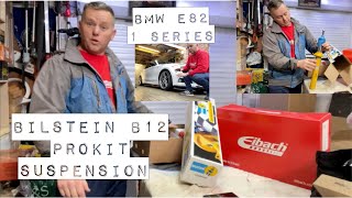 Fitting Bilstein B12 Suspension Kit On The BMW E82 Front part2 [upl. by Fraser]