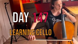 Day 147 learning cello  Etude no 2 op 31 by Sebastian Lee [upl. by Hannis725]