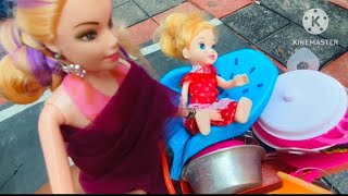 Barbie doll all day routine in Indian village  shopping mall Barbie show malayalam [upl. by Odel]