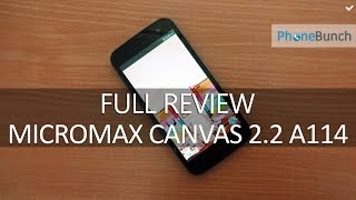 Micromax Canvas 22 A114 Review [upl. by Dannel435]