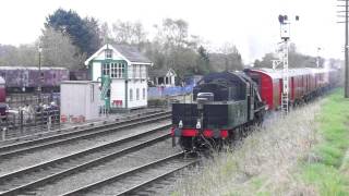 46521 with TPO at Quorn Saturday 27th April 2013 [upl. by Enyawal895]