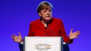 Merkel warnt führende Wirtschaftsmächte vor Protektionismus [upl. by Lilak268]