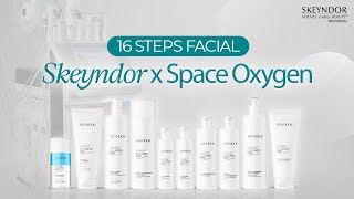 16 Steps Facial │ Skeyndor x Space Oxygen [upl. by Homovec]