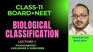 L1Biological Classification Class 11KingdomNEETAIIMS [upl. by Kym]