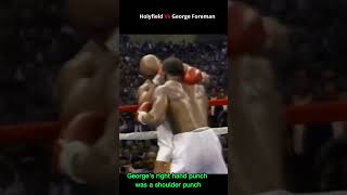 Holyfield Vs George Foreman boxing heavyweightboxing [upl. by Nauqan578]