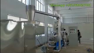 TSP Chunks  Nuggets  Flakes  Grains  Strips Extruder Machine Line Equipment Plant Manufacturer [upl. by Giule9]