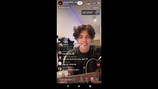 Landon Barker Sings amp Plays Guitar TikTok Live 01 29  24 Part 1 [upl. by Casady]