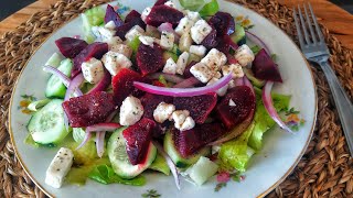 Salade de betteraves et fromage feta shorts [upl. by Bagley]