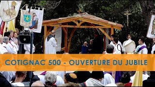 Cotignac 500  Ouverture du Jubilé [upl. by Illehs]