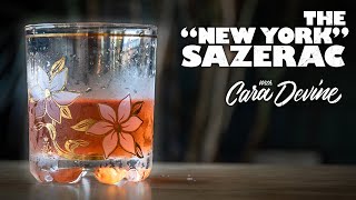 Dale DeGroffs Yummy Split Based Sazerac  Make it Quick [upl. by Lyrehc]