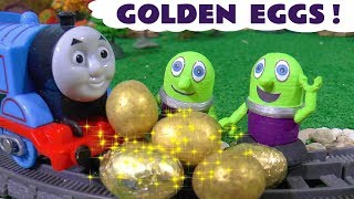 Funlings Golden Eggs Story with Thomas and Friends [upl. by Nomzaj386]