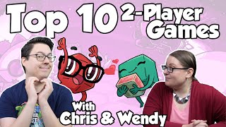 Top 10 TwoPlayer Games  with Chris and Wendy [upl. by Eednyl314]