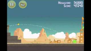 Angry Birds  3 Star Walkthrough  Level 136 [upl. by Rog]