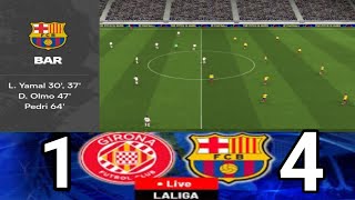 Girona Vs Barcelona 14  LaLiga 2024  Today Match Highlights [upl. by Yerocaj]