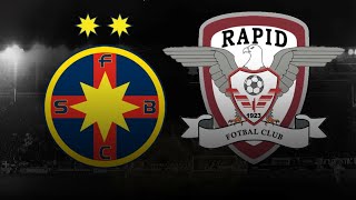 FCSB 00 Rapid București  Superliga  Etapa 14  Audio [upl. by Skcirdnek]