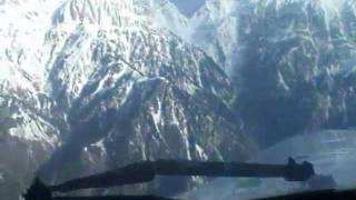 PIA Fokker F27 Landing at Chitral Airport [upl. by Kcirderf386]