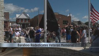 Baraboo Veterans Committee Completes Baraboo Honor Roll Rehabilitation [upl. by Leela]