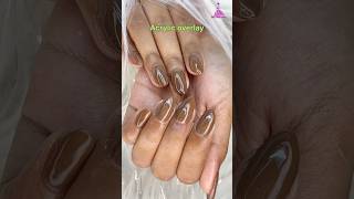 Acrylic overlay  ytshorts nails naildesign olivadey [upl. by Frymire]