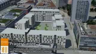 3DVisualisierung Wiener Platz  Prager Carrée [upl. by Sapphire]