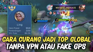 MAIN MURNI  Cara Cepat Jadi Top Global Mobile Legend 2023 [upl. by Dagna]