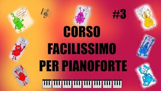 VIDEO LEZIONI DI PIANOFORTE  CORSO FACILISSIMO PER BAMBINI 3  JTHOMPSON 1° VOLUME [upl. by Oel]