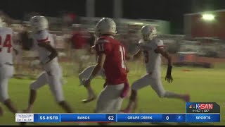 HIGHLIGHTS No 8 Christoval wins district opener over Rocksprings [upl. by Llahsram]