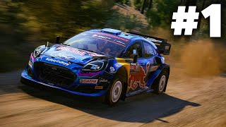 EA Sports WRC Career Mode Gameplay Walkthrough Part 1 [upl. by Schreib764]