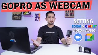 GOPRO JADI WEBCAM ZOOM DAN GMEET  Setting Video amp Audio OBS Studio  HDMI Video Capture Card [upl. by Levram974]